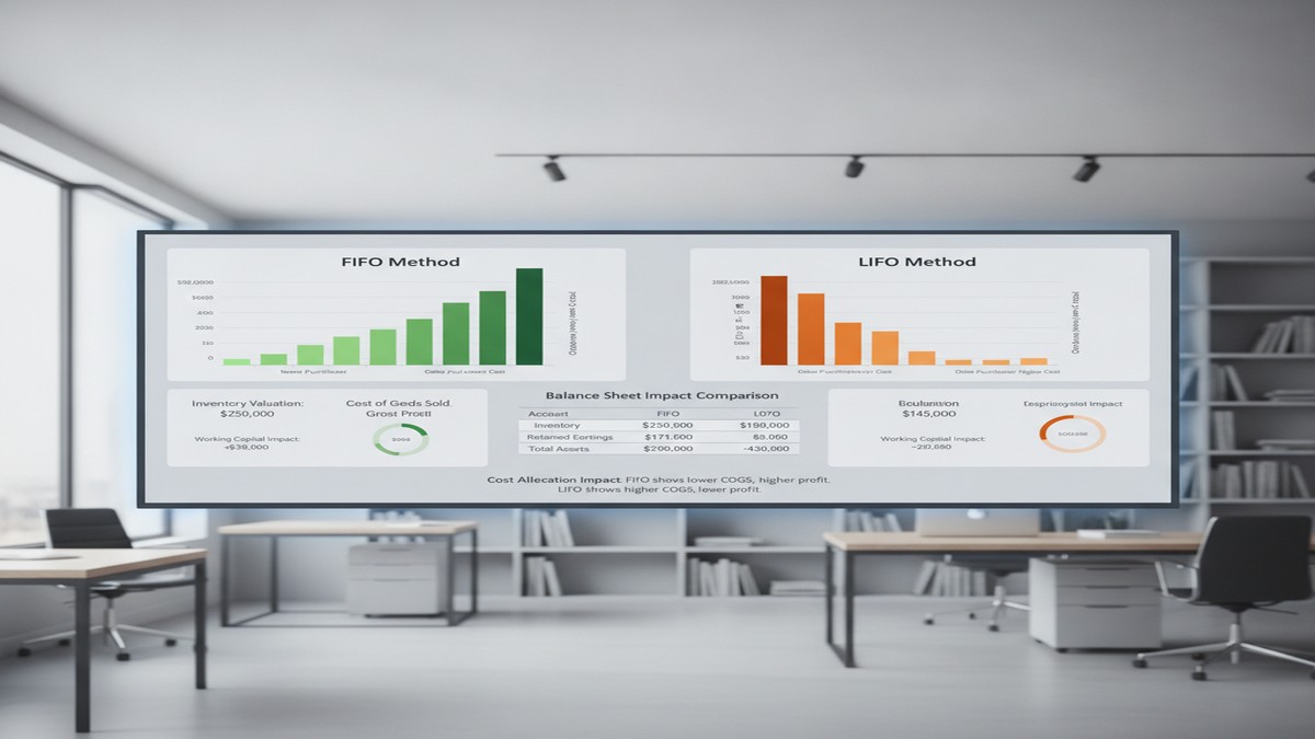 Business Central inventory costing methods FIFO vs LIFO comparison