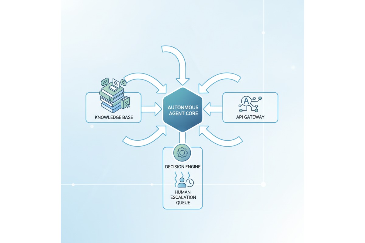 Copilot Studio autonomous agent system architecture