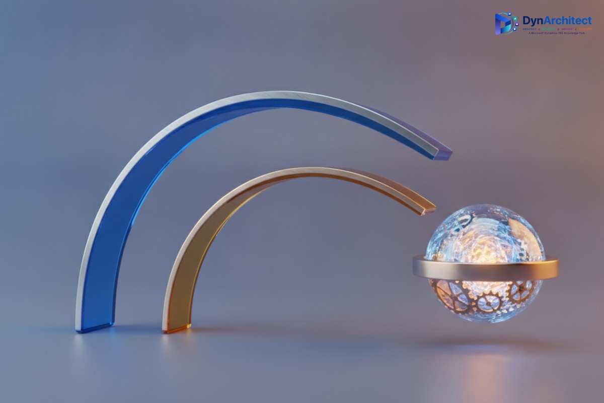 Abstract illustration of two diverging depreciation curves converging into a single reconciled sphere