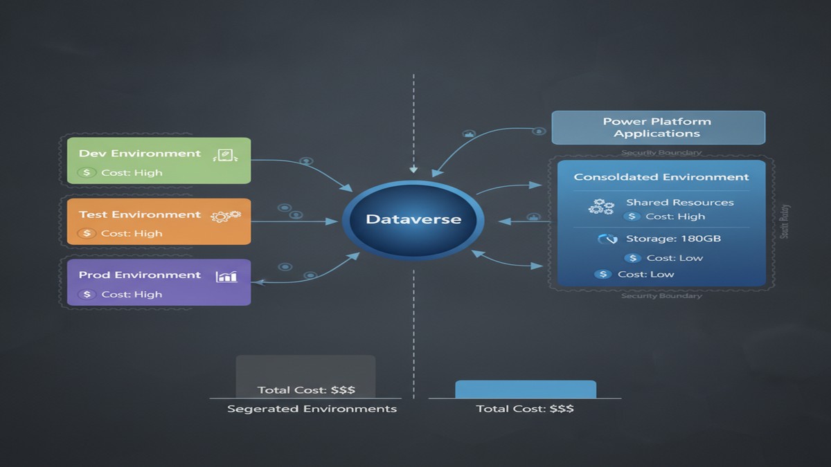 Dataverse consolidation vs segregation architecture comparison