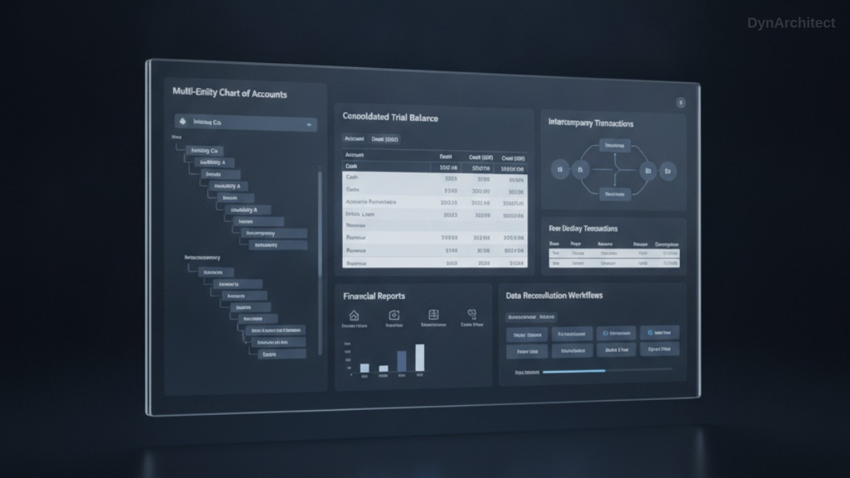 Multi-company consolidation architecture in Business Central