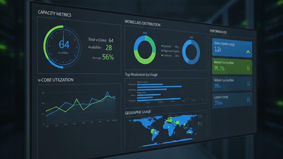 Power BI Premium capacity management dashboard